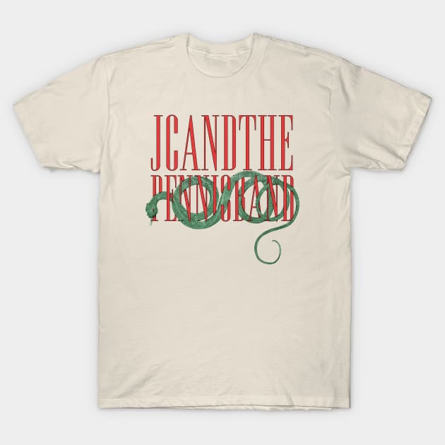 JCP Snake Design - Color T-Shirt by JC and the Pennis Band